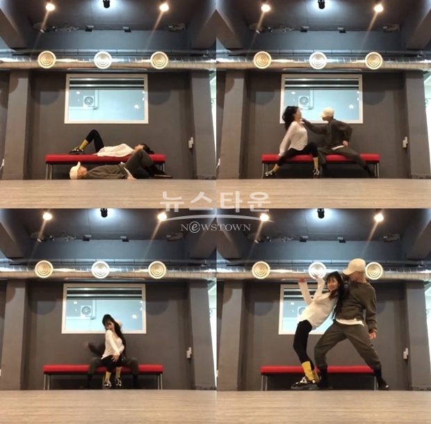 현아 이던 커플 댄스 (사진: 현아 SNS)