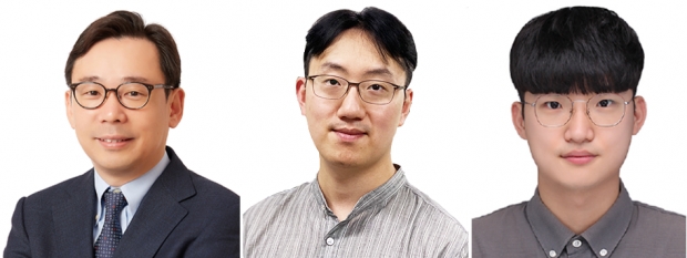 (왼쪽부터) 신의철 교수, 이정석 연구원, 박성완 연구원