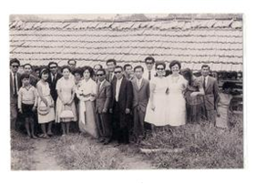 (1964) 반공포로 손천기와 농업이민자 최정순의 결혼식 사진