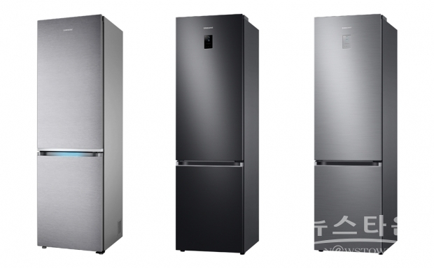 ▲ 독일 최대 소비자 매체 ‘스티바’의 냉장고 제품 평가에서 상냉방·하냉동(BMF) 부문 1~3위를 석권한 삼성전자 냉장고(왼쪽부터 1,2,3위를 차지한 모델)