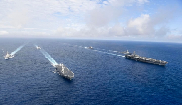 한·미 해군 간 항모강습단 연합훈련 (출처:대한민국 해군)