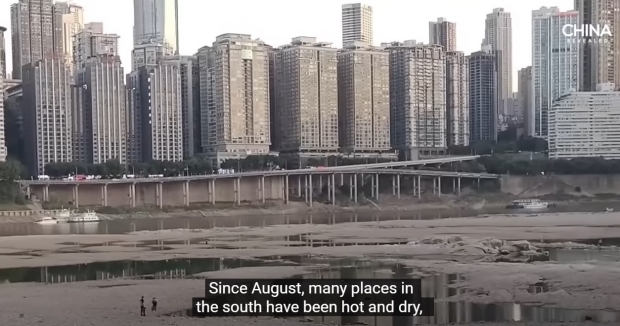 중국의 가뭄, 에너지소비 급증 초래 / 사진 : 뉴스 사이트 캡처
