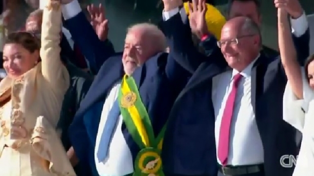 2023년 1월 1일 공식 취임한 브라질 룰라 대통령 / 사진 : CNN 화면 캡처