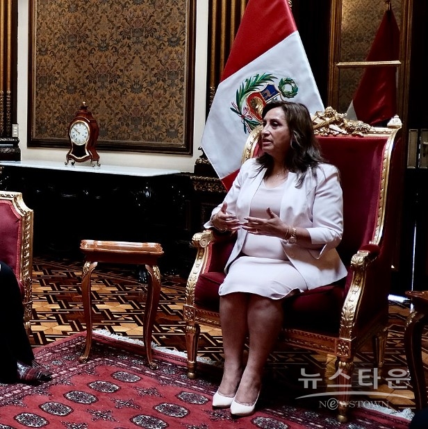 페루의 디나 볼루아르테 대통령