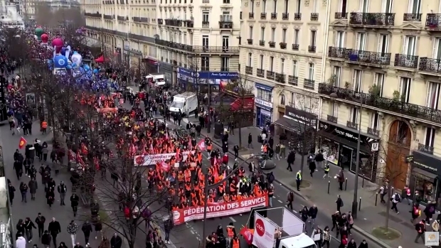 프랑스 연금개혁 반대 시위 / 사진 : 로이터 비디오 캡처