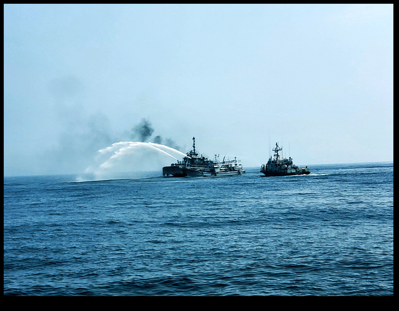 동해해경 사고선박등 구조 훈련장면