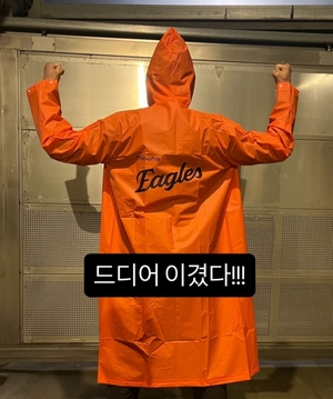 <b>조인성</b>, <b>한화</b> 이글스 한국시리즈 첫 승에 <b>환호</b>