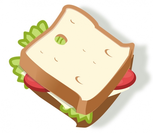 치킨 샌드위치 이미지