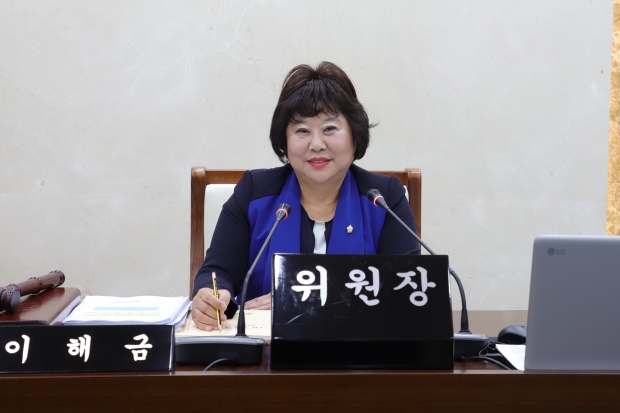 예결위 위원장 이해금 의원