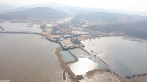 어촌뉴딜 300에 선정된 백미항 모습