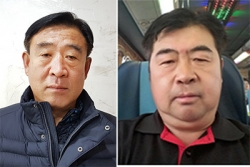 왼편으로부터 으뜸상 최종만 반장 김창수 이장