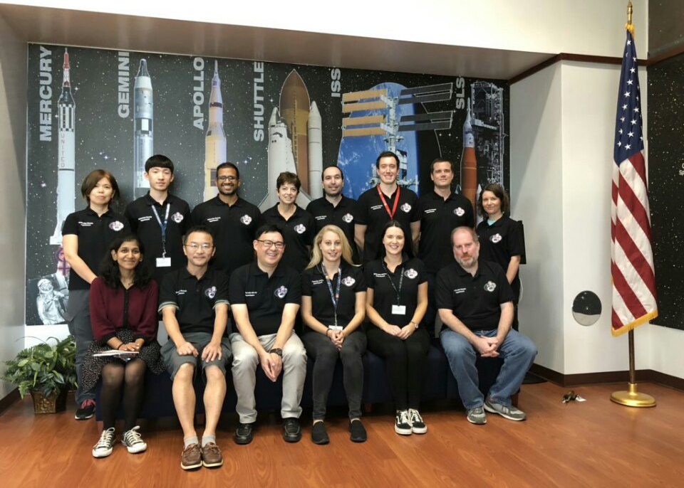 케네디 스페이스 센터에서 Molecular Muscle Experiment 팀