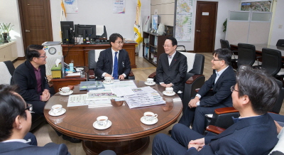 서구청장, 인천지방 국세청추진단장 면담