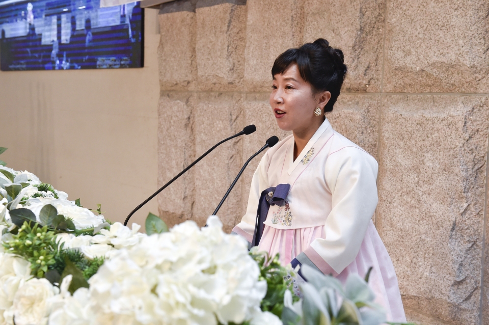 원주시 여성단체협의회장 이.취임식