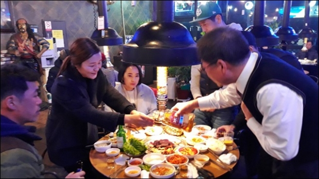 박병준 단장이 지도자들의 노고를 치하했다.