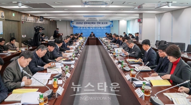 2020년 정부예산 확보를 위한 전략 보고회