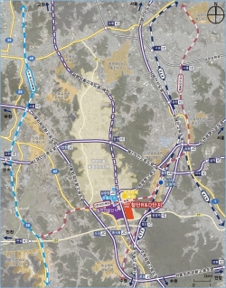 광명시흥 첨단R&D단지(도시첨단산업단지)위치도
