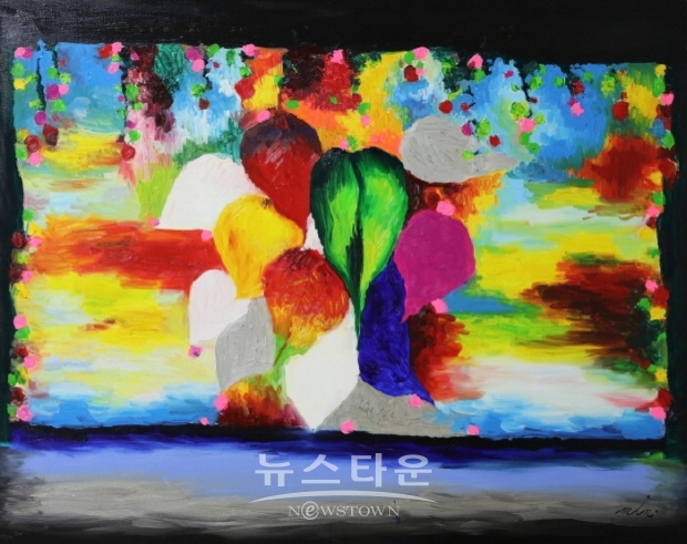 곽경민 초대전 ‘채집된 풀잎과 기억’(김한정 기자)
