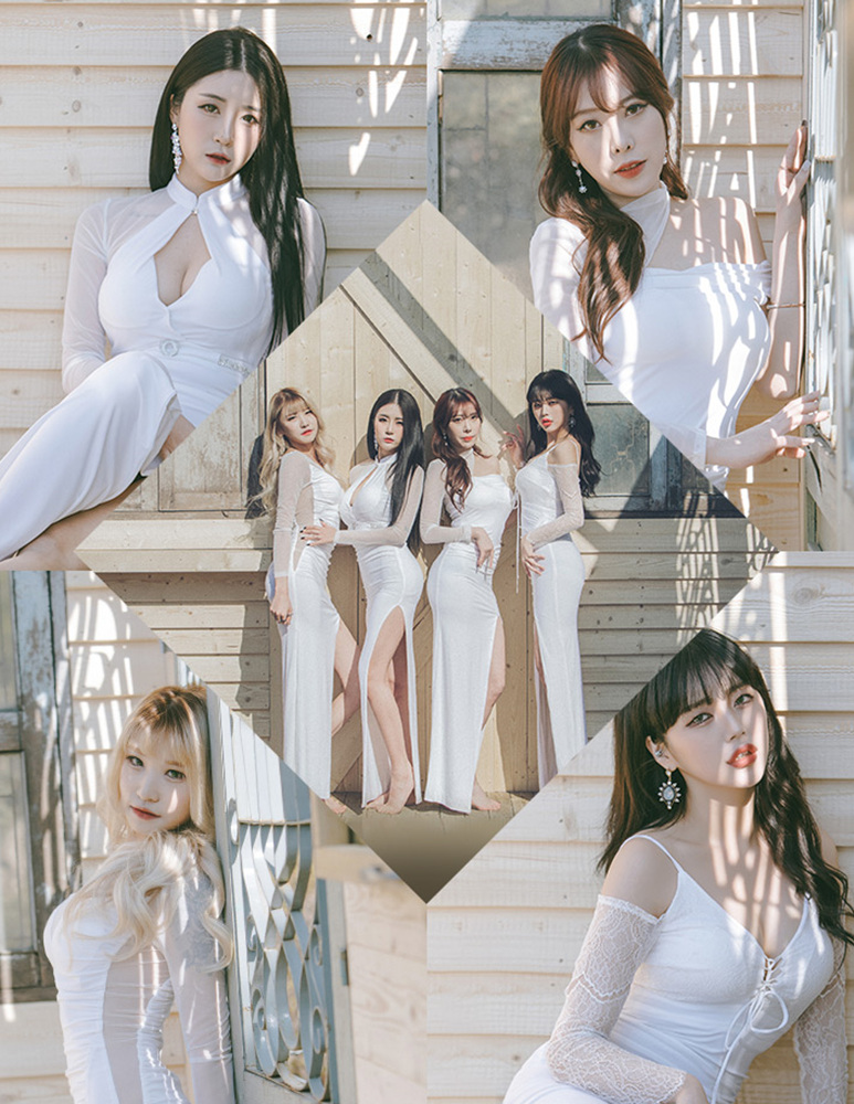 4월 음반 발매를 앞둔 걸그룹 '걸크러쉬'