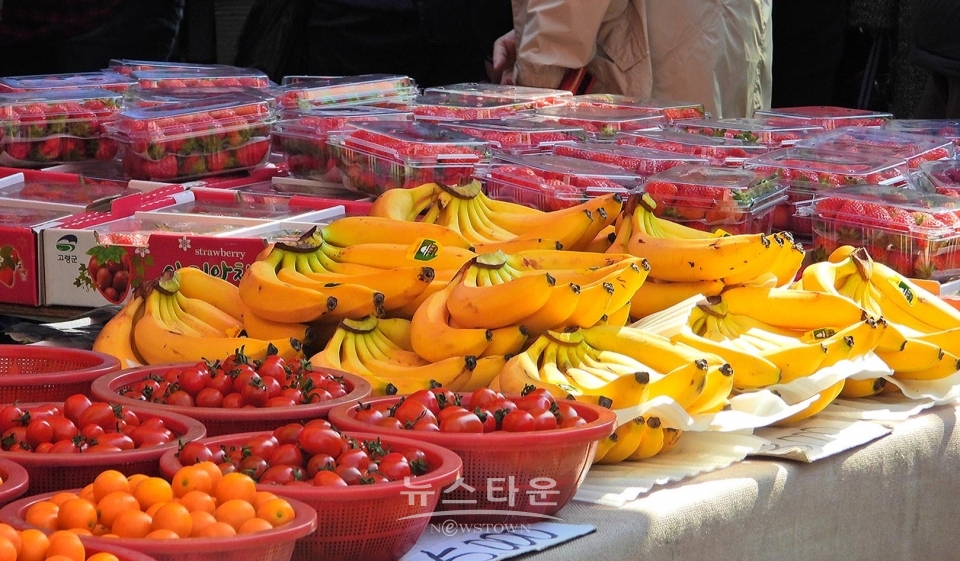 원주장날 풍경