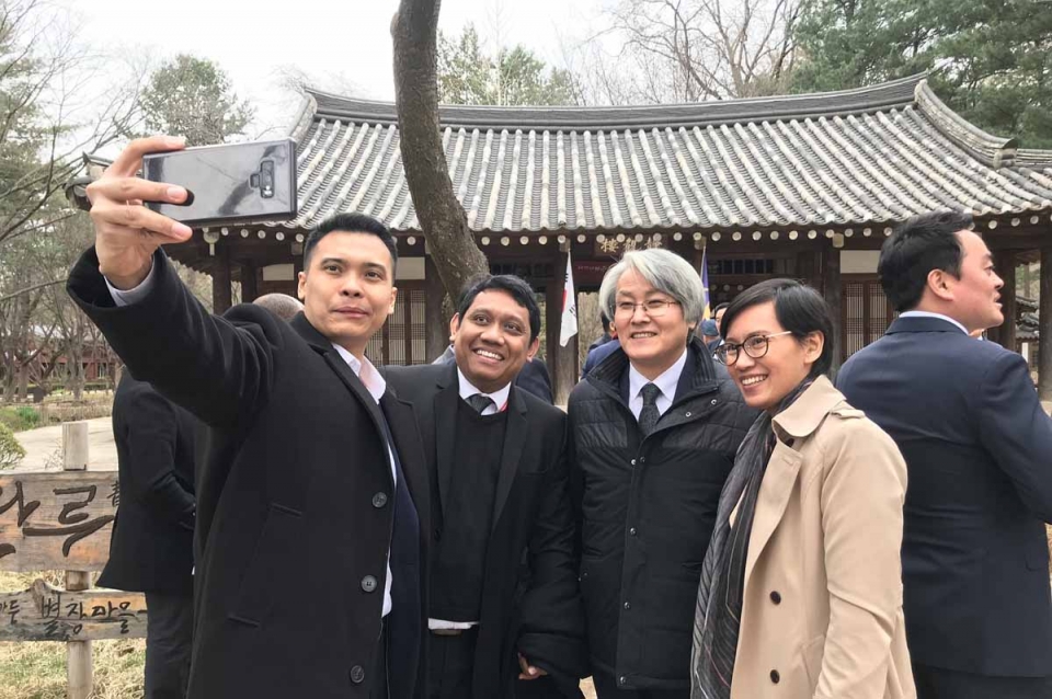 남이섬서 한우 세계화 위한 외교관 초청 오찬회
