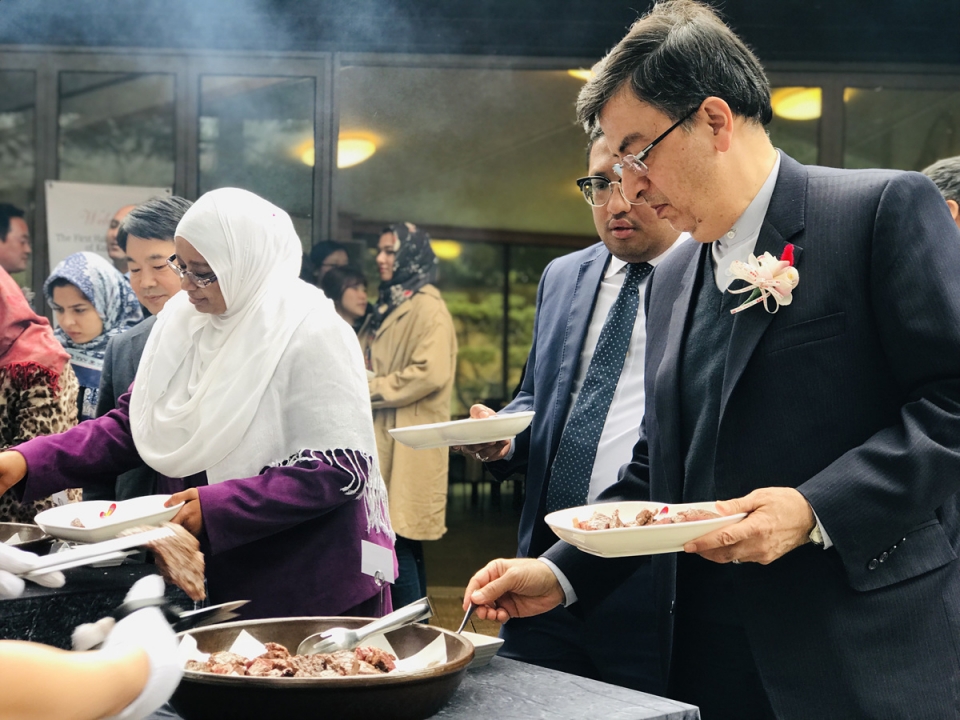 남이섬서 한우 세계화 위한 외교관 초청 오찬회