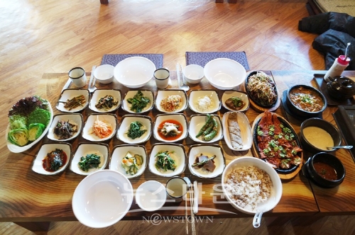 ▲ 화담숲 맛집 '초월 보리밥'