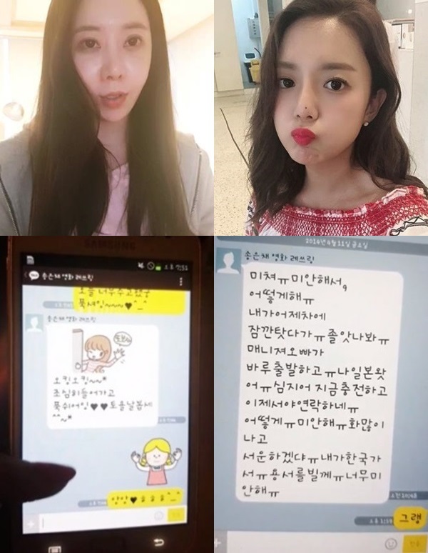 하나경, 강은비 친분 논란 (사진: 아프리카TV, 웹 커뮤니티)