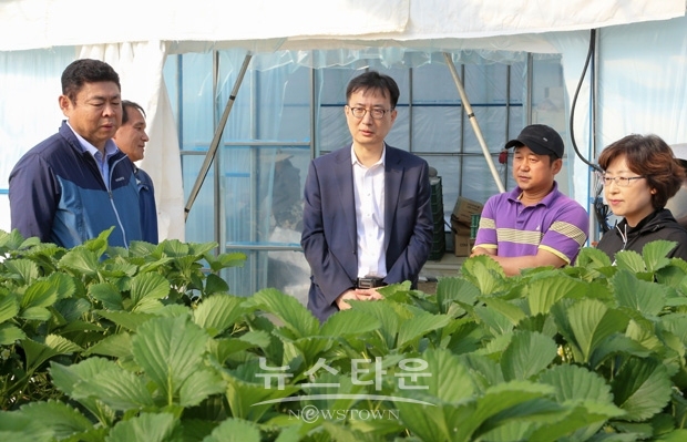 이건호 부시장 농업현장 방문(스마트팜 시설원예 실용기술보급 시범사업장)
