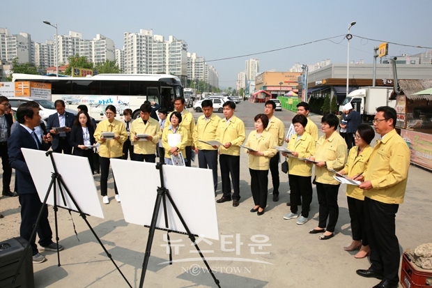 아산시의회 제212회 임시회 현장중심 의정활동