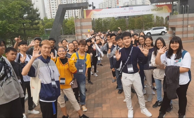 마하사라캄부속고 학생들, 파주 한빛고등학교 방문.