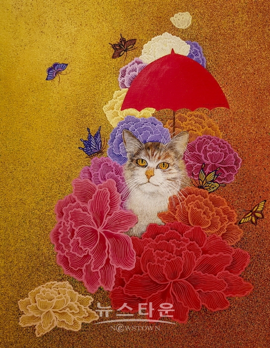 이재애 그림에세이 ‘엄마의 정원’(김한정 기자)