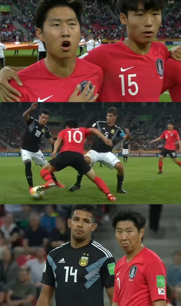 대한민국, 아르헨티나 꺾고 16강 (사진: 유튜브)