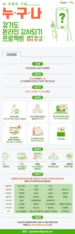 경기도 온라인 강사되기 프로젝트