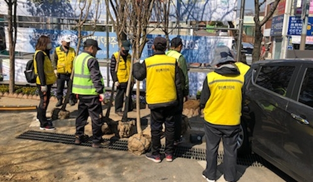 2019년 공공근로사업 현장 사진