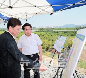 곡교천 봉강지구 현장 브리핑