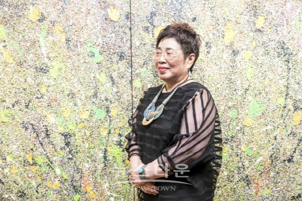 허수아비 화가 남궁원 초대전(김한정 기자)