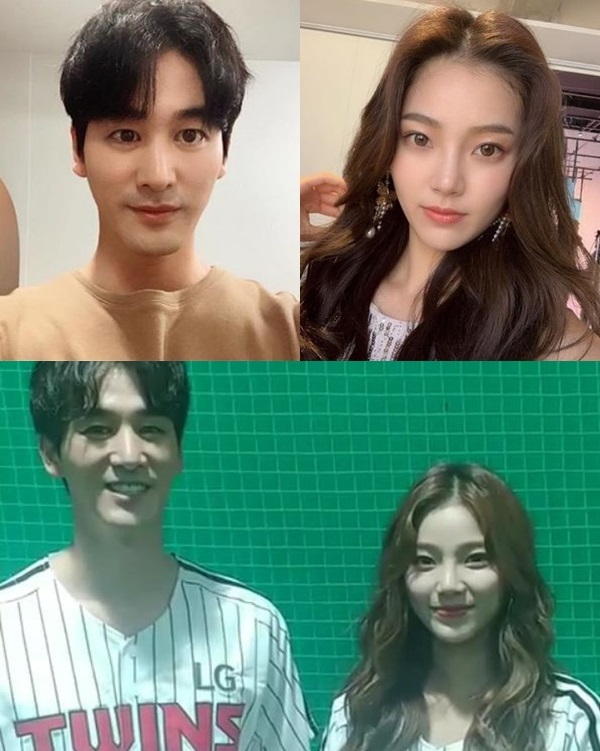 오창석♥이채은 열애 (사진: 오창석, 이채은, LG 트윈스 SNS)