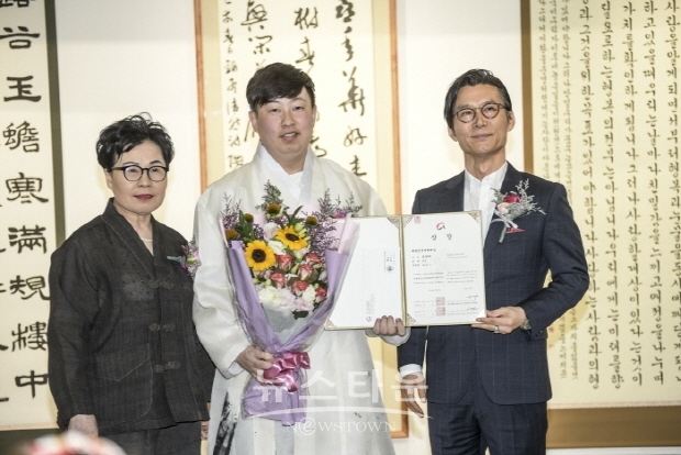 제38회 대한민국미술대전 서예부문 대상에 김상지 작가 수상(김한정 기자)