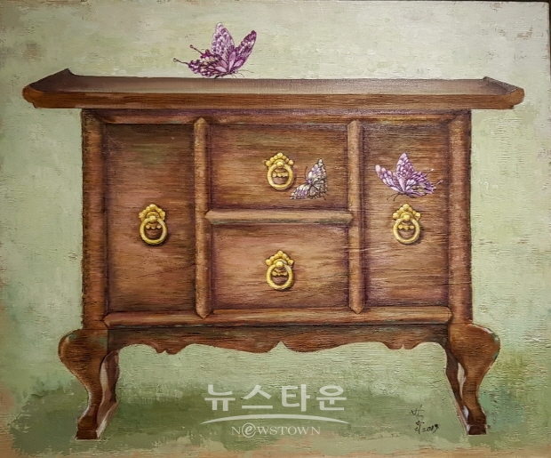 박미리 개인전 ‘그리움 한자락’(김한정 기자)