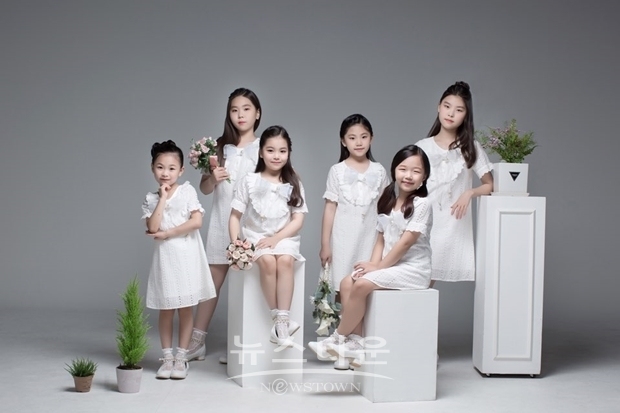 '데뷔 무대 한 걸음 다가오다', 키즈걸그룹 '드림아이원' 자켓 B컷 사진