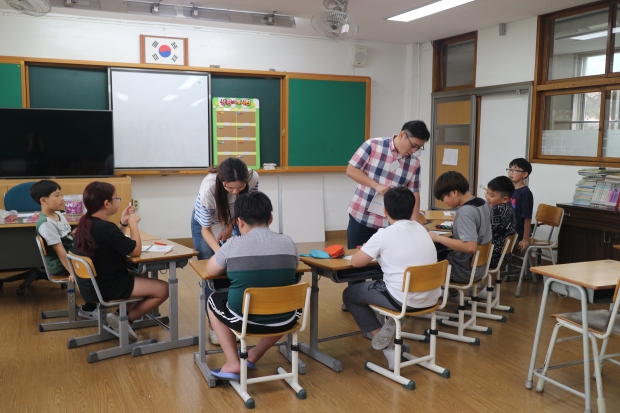 스마트폰 중독 치료 프로그램 모습