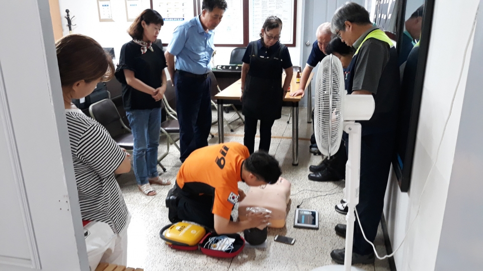 원주소방서, 찾아가는 심폐소생술교육