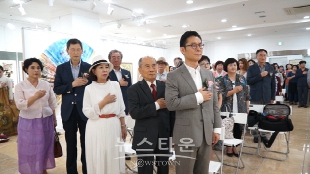 제6회 김재춘 민화연구소 회원전(김한정 기자)