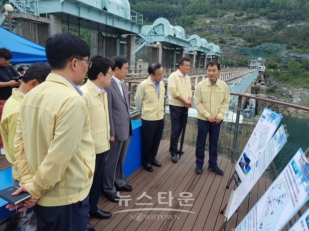 조명래 환경부장관 충주댐 현장방문