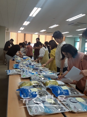 학교급식 수산물 식재료품평회