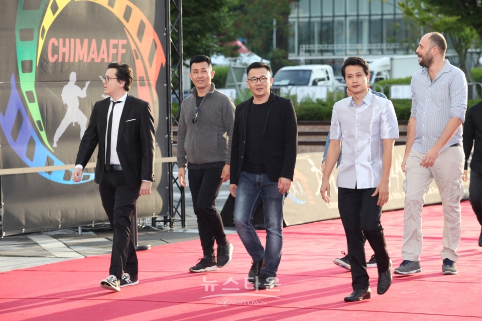 충북국제무예액션영화제를 빛내주기 위해 내한한 외국 액션 배우들