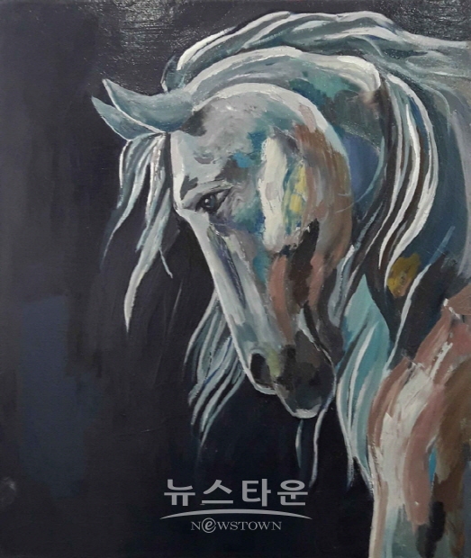 서양화가 이숙연, 화면을 채운 말의 역동성으로 “희망을 그리다” 초대전 개최(김한정 기자)