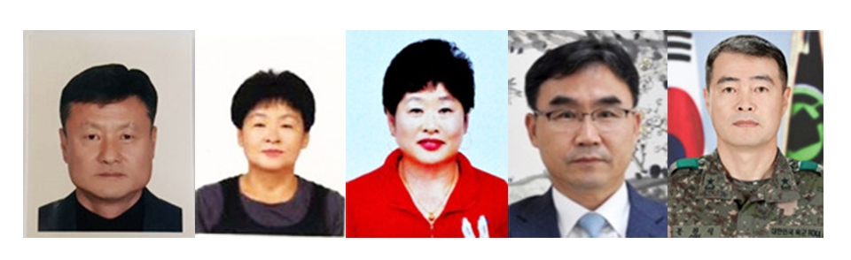 좌로부터 전명길씨, 김공례씨, 전향숙씨, 박순철씨, 문원식씨