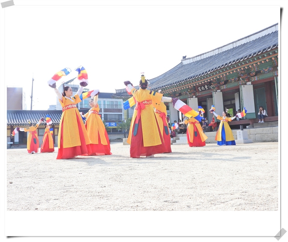가을 여행주간 강원감영 취고수악대 수문병 교대식, 화관무,